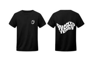 TSHIRT PRETO TEMPO